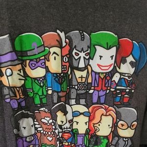 DC characters tshirt